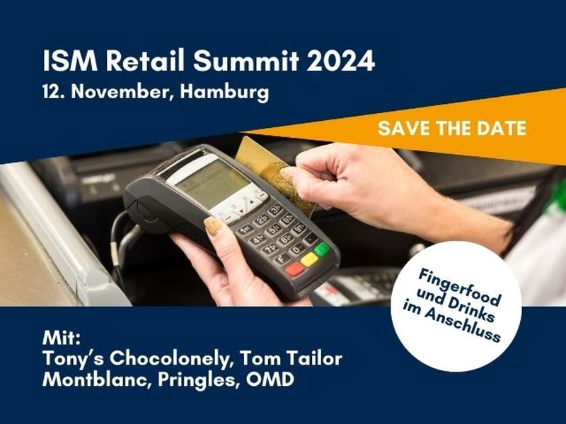 ISM Retail Summit am 12.11. in Hamburg