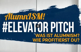 Elevator Pitch: AlumnISM e.V. - wie profitierst du?